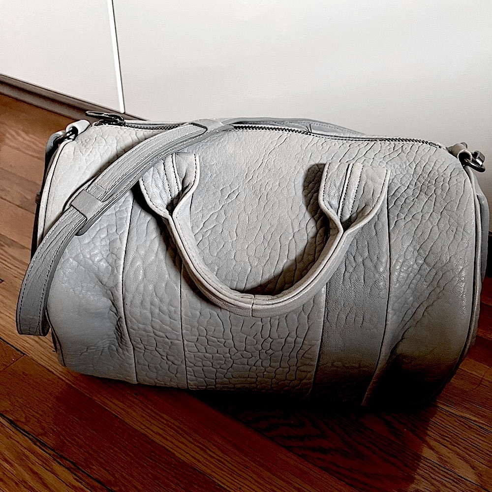 Alexander Wang Gray Leather Bag